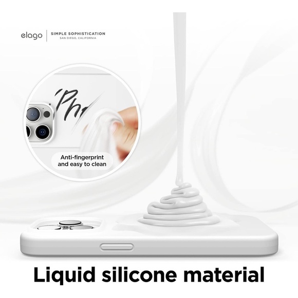 iPhone 14 Pro Max Silicone Phone Case, White - Picture 6 of 9